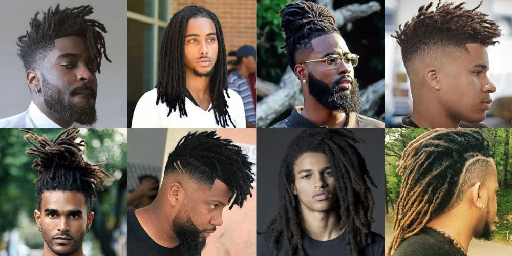 Dyed dreadlocks male