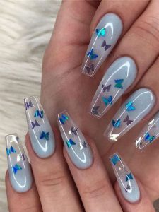 Ombre-Butterfly-Nails