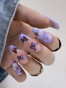 Purple-Butterfly-Nails
