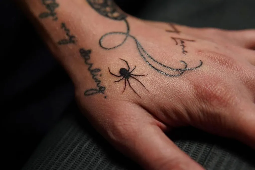 Spider tattoo