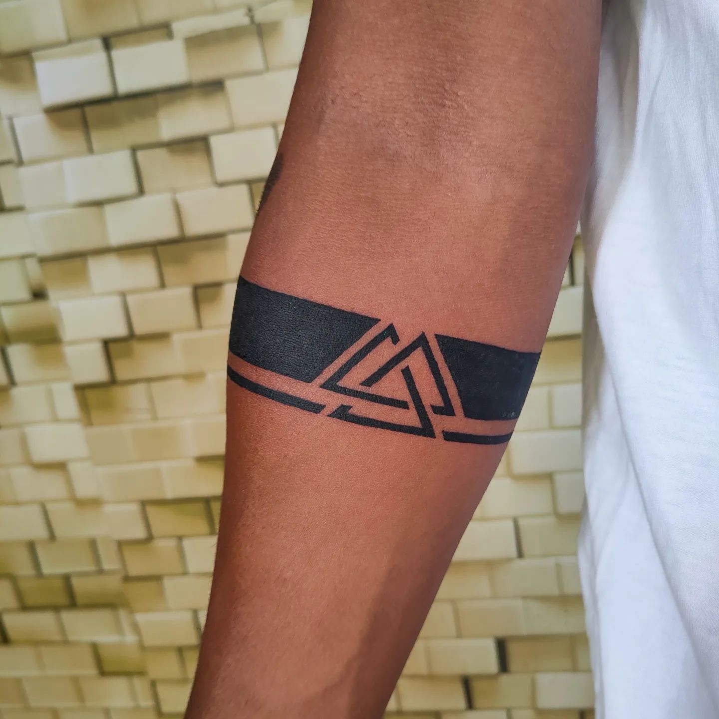 Triangle band tattoo
