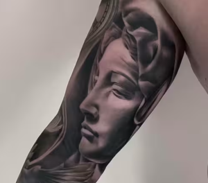 Virgin Mary Tattoo