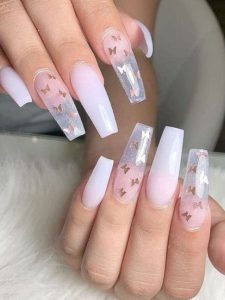 White-Butterfly-Nails