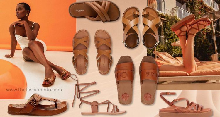 Classic sandals with two straps