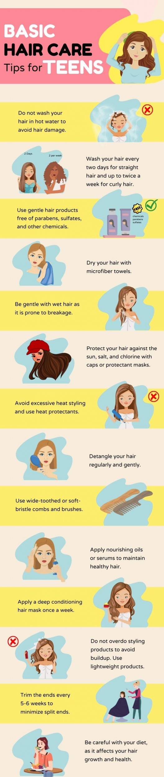 Hair Care Tips For Teens 