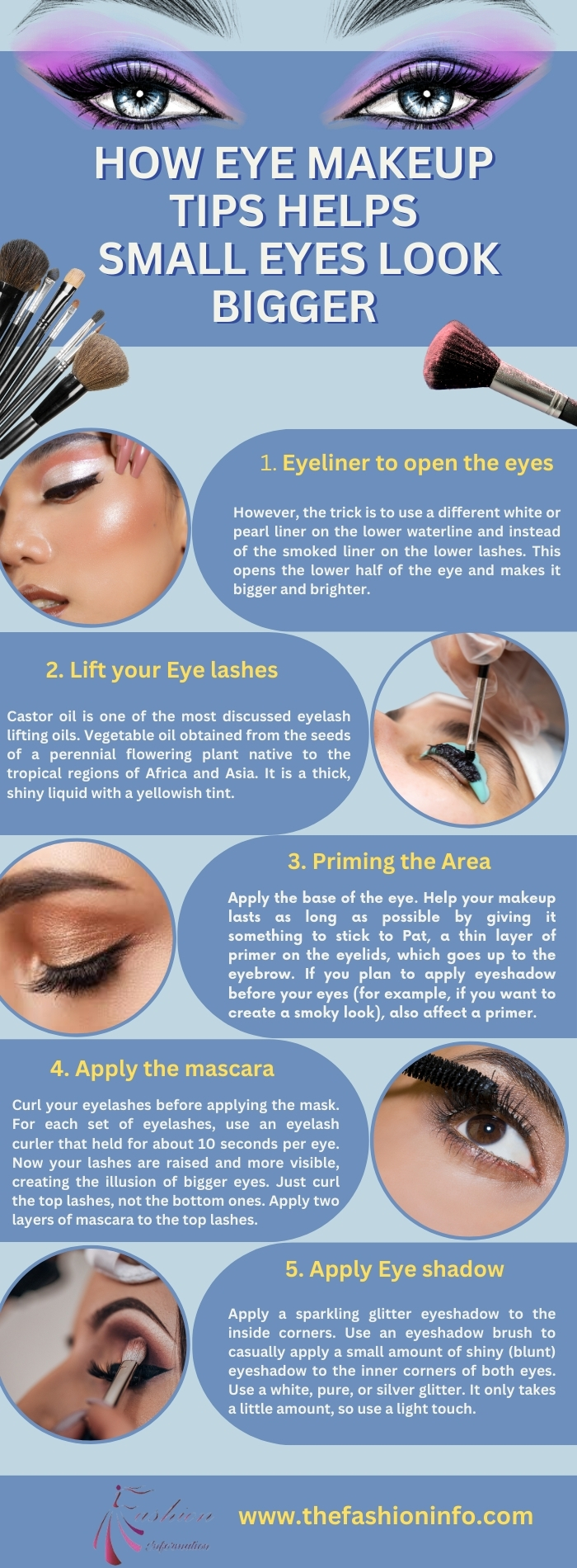 How eye makeup tips helps small eyes look bigger