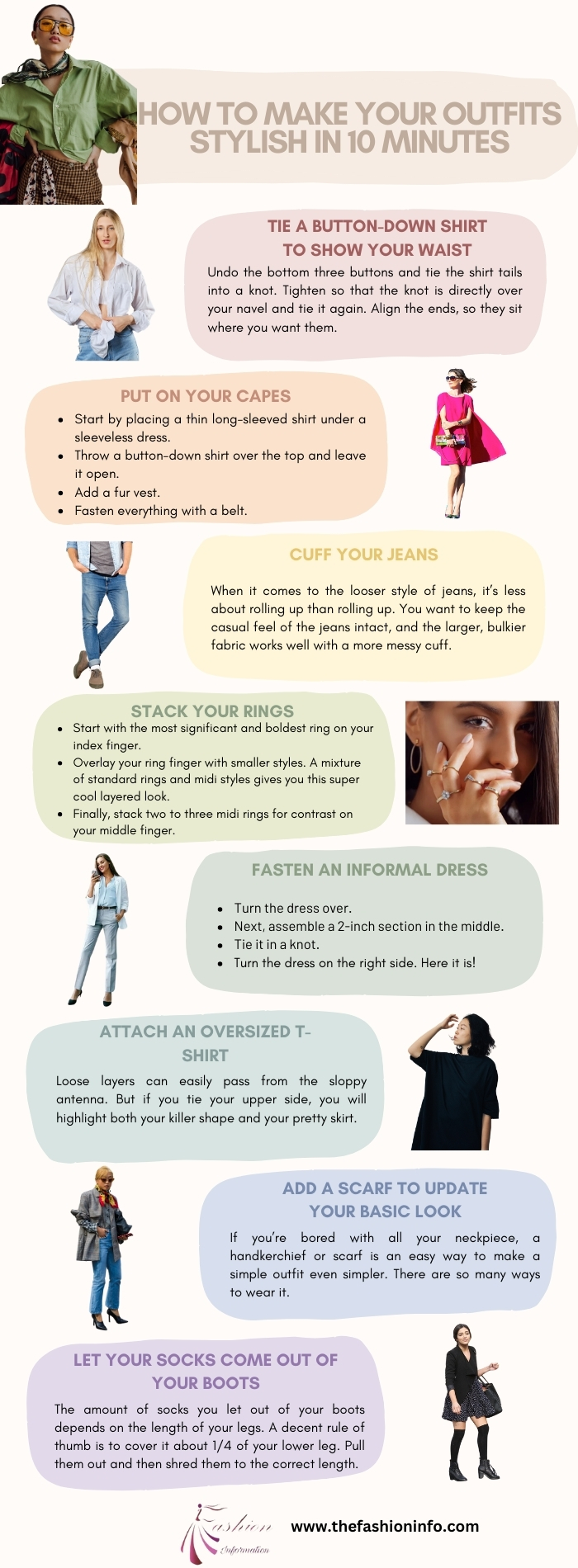 How to make your outfits stylish in 10 minutes