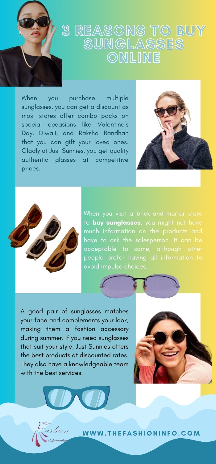 3 Reasons to Buy Sunglasses Online