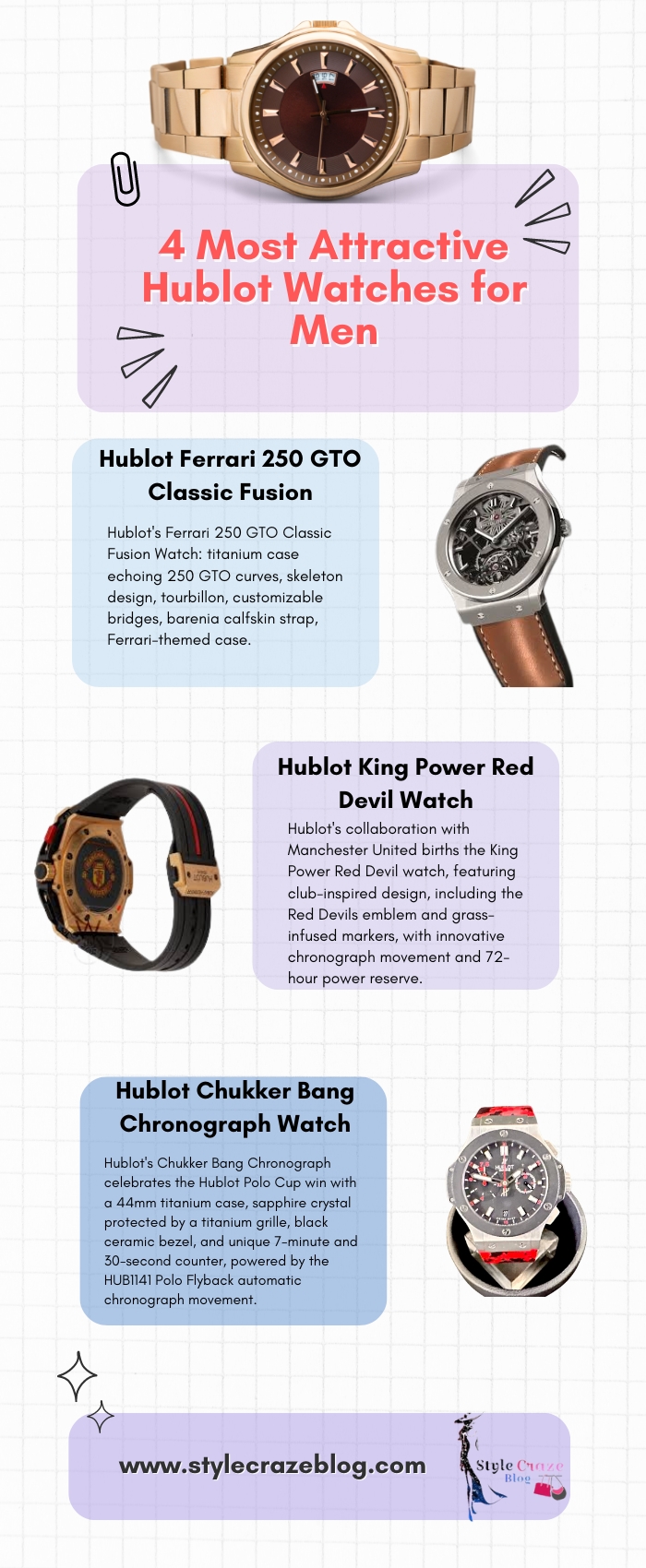 4 Most Attractive Hublot Watches for Men