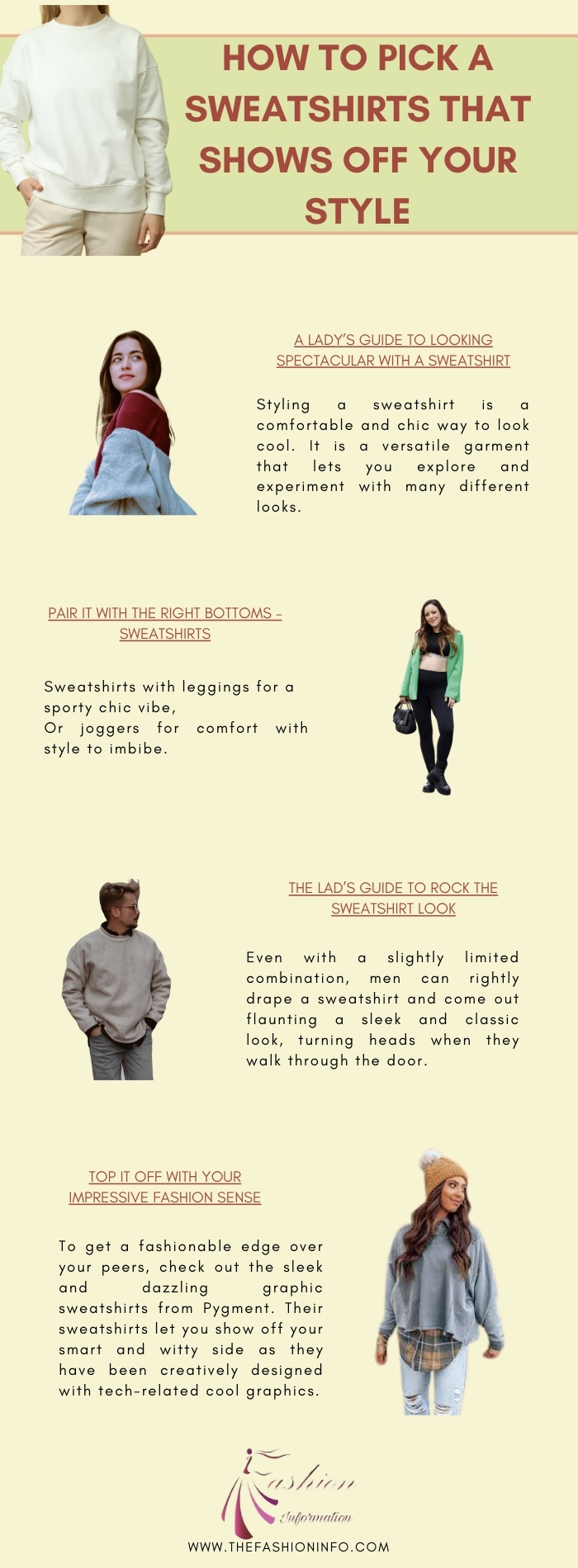 How to pick a sweatshirts that shows off your style