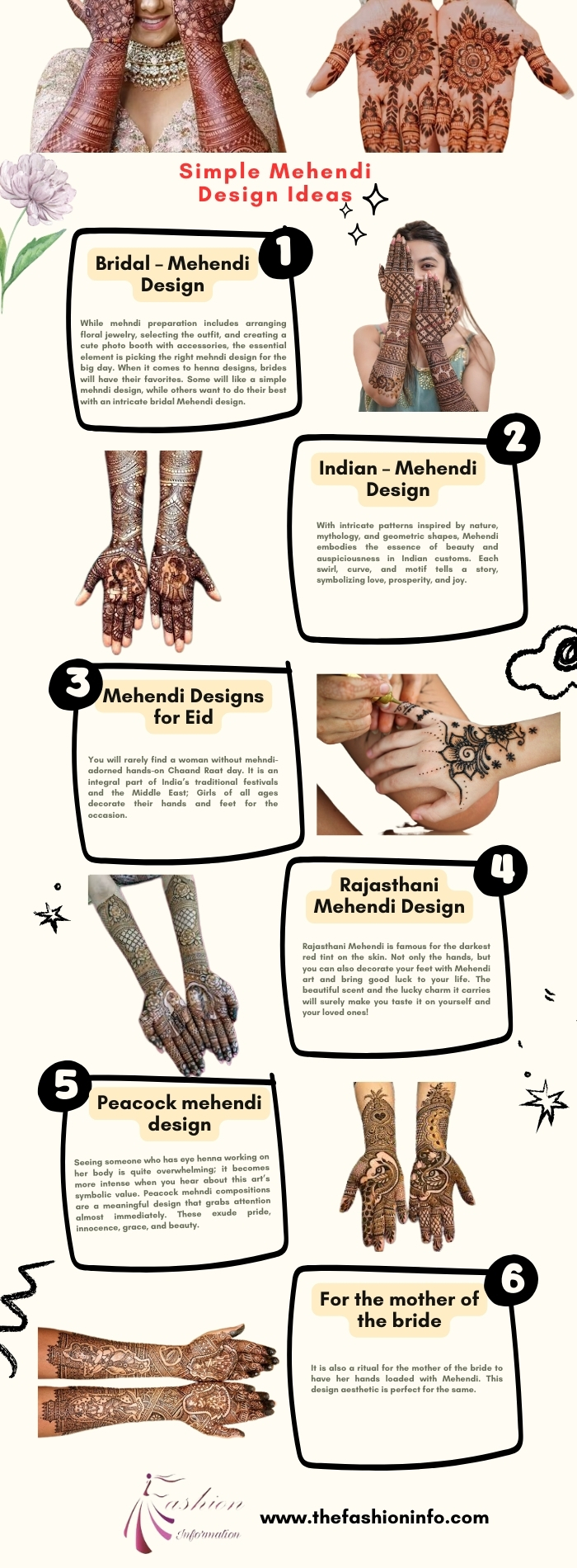 Simple Mehendi Design Ideas