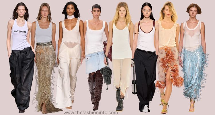 Stylish white tank top