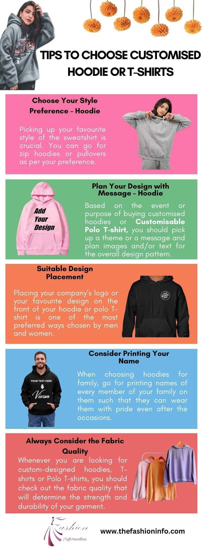 Tips to choose customised Hoodie or T-shirts