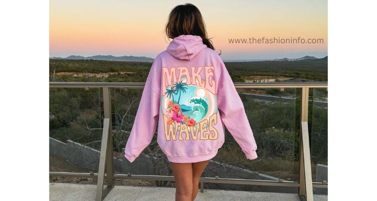 Buy Pink Palm Puff Sweatshirt