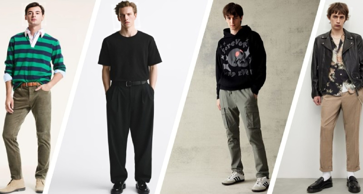 types of pants for men
