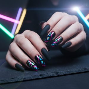 Black Nail Designs