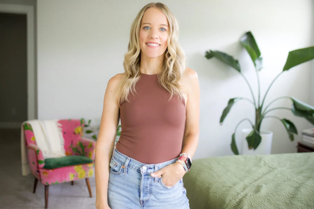 Put SKIMS Bodysuit On Easily